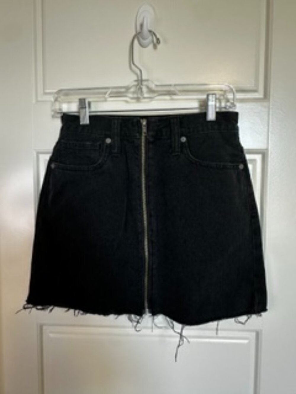 Madewell Ridgid Denim A-Line Jean Skirt